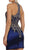 Gilded Halter Sheath Cocktail Dress