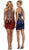 May Queen - Gilded Halter Sheath Cocktail Dress