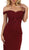 Fitted Off Shoulder Cocktail Dress