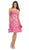 Strapless Straight-Across Ruffle Prom Dress