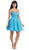 Bejeweled Bodice Strapless Sweetheart Cocktail Dress