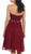 Pleated Sweetheart Bejeweled Waist Cocktail Dress