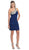 Asymmetrical Crystal Beaded Cross Over Prom Dress