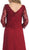 May Queen - Sheer Long Sleeve Floral Accented A-Line Evening Dress