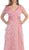 Tiered Chiffon Surplice V-Neck Formal Dress