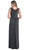 Jeweled Ruched Sweetheart High Slit Prom Dress
