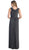 May Queen - Jeweled Ruched Sweetheart High Slit Prom Dress