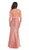 May Queen - MQ861 Formal Floral Beaded Sweetheart Dress In Pink
