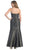 Formal Floral Beaded Sweetheart Dress