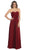 Strapless Sweetheart Empire Waist Long Formal Dress