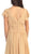 Butterfly Sleeve Ruched V-Neck Draping Evening Dress