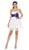 Sequined Strapless Semi-sweetheart Short Tulle Cocktail Dress