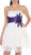 Sequined Strapless Semi-sweetheart Short Tulle Cocktail Dress