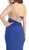 Sequined One Shoulder Sleeve Evening Gown