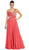 One Shoulder Strapped Sweetheart Evening Dress