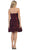 May Queen - MQ505 Strapless Straight-Across Ruffle Prom Dress