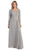 Strapless Pleated Mother of the Bride Gown with Bolero