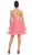 Straight-Across Bejeweled Tulle Cocktail Dress