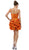 Strapless Ruched Ruffle Bubble Prom Dress