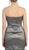 May Queen - Strapless Ruched Bubble Hem Prom Dress