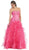 Lavish Sweetheart Ruffled Ball Gown