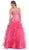 May Queen - Lavish Sweetheart Ruffled Ball Gown