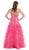 Lavish Sweetheart Ruffled Ball Gown