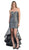 May Queen - Sweetheart Animal Print High-Low Cocktail Dress