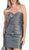 Sweetheart Animal Print High-Low Cocktail Dress