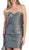 May Queen - Sweetheart Animal Print High-Low Cocktail Dress