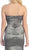 Fitted Strapless Pleated Bowed Cocktail Dress