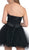 Strapless Sweetheart Corset Cocktail Dress