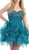 May Queen - Dazzling Jeweled Sweetheart Tulle Prom Dress