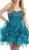 Dazzling Jeweled Sweetheart Tulle Prom Dress