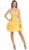 May Queen - Strapless Ruched Prom Dress with Ruffle Skirt