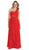 Tuck-Sculpted One Shoulder Chiffon Long Evening Dress
