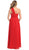 Tuck-Sculpted One Shoulder Chiffon Long Evening Dress
