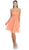 May Queen - Strapless Ruched Sweetheart A-Line Cocktail Dress in Pink