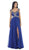 Embellished V-neck A-line Prom Dress