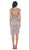 May Queen - Embroidered Illusion Jewel Sheath Dress RQ-7296 In Purple