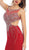 May Queen - RQ-7334 Bejeweled Scoop Sheath Evening Dress