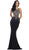Bejeweled Scoop Sheath Evening Dress