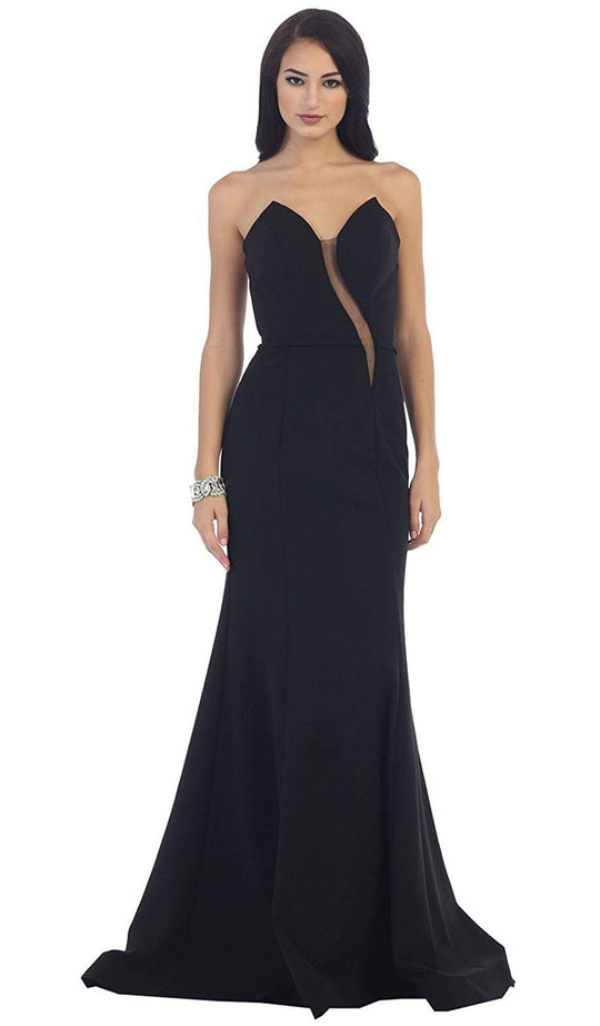 Strapless Sweetheart Trumpet Evening Dress