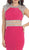 May Queen - Jewel Embellished Sheath Evening Dress in Pink