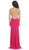 May Queen - Jewel Embellished Sheath Evening Dress in Pink