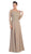 May Queen - RQ7231 Long Sleeve Beaded Illusion Bateau Neck Evening Dress