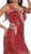 Shimmering One Shoulder Evening Gown