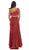 Shimmering One Shoulder Evening Gown