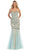 May Queen - RQ7289 Strapless Sequined Embellished Evening Gown