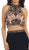 Beaded High Neck Two-Piece Fitted Evening Gown